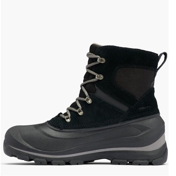 Sorel Buxton Men's Waterproof Leather Snow Rain Boot, Black, Size 10, NWT - Picture 6 of 7